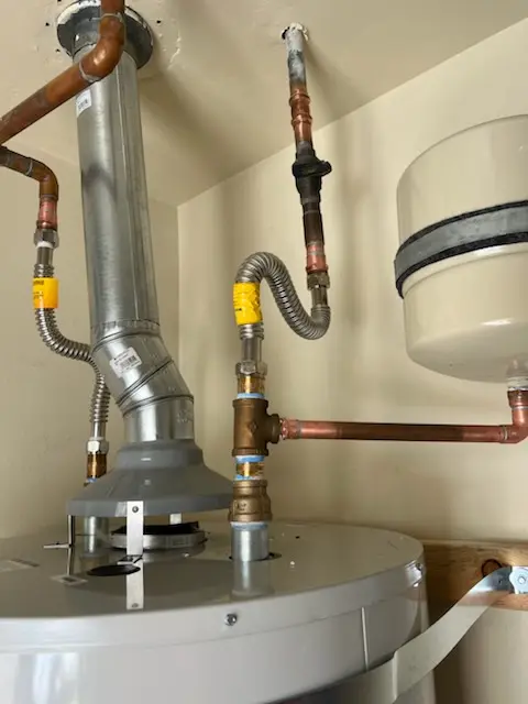 Water heater installation and plumbing repair in Hedrick Mountain